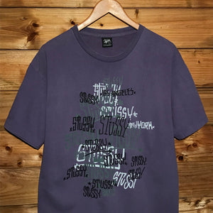 Stüssy Multi Layered Tag Spellouts t shirt