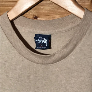 90s Stüssy Boombox Centre Spellout t shirt
