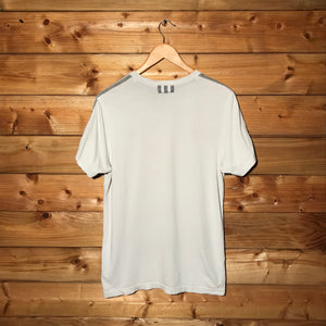 Adidas Essentials Striped Trefoil t shirt