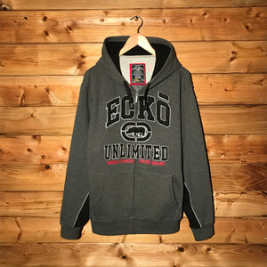 Ecko Unltd Arc Spellout zip up hoodie