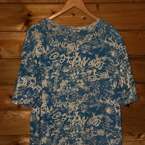 Stüssy International World Tour Scattered Spellouts AOP t shirt