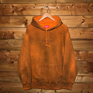 2020 Supreme Spray Effect Classic Spellout hoodie
