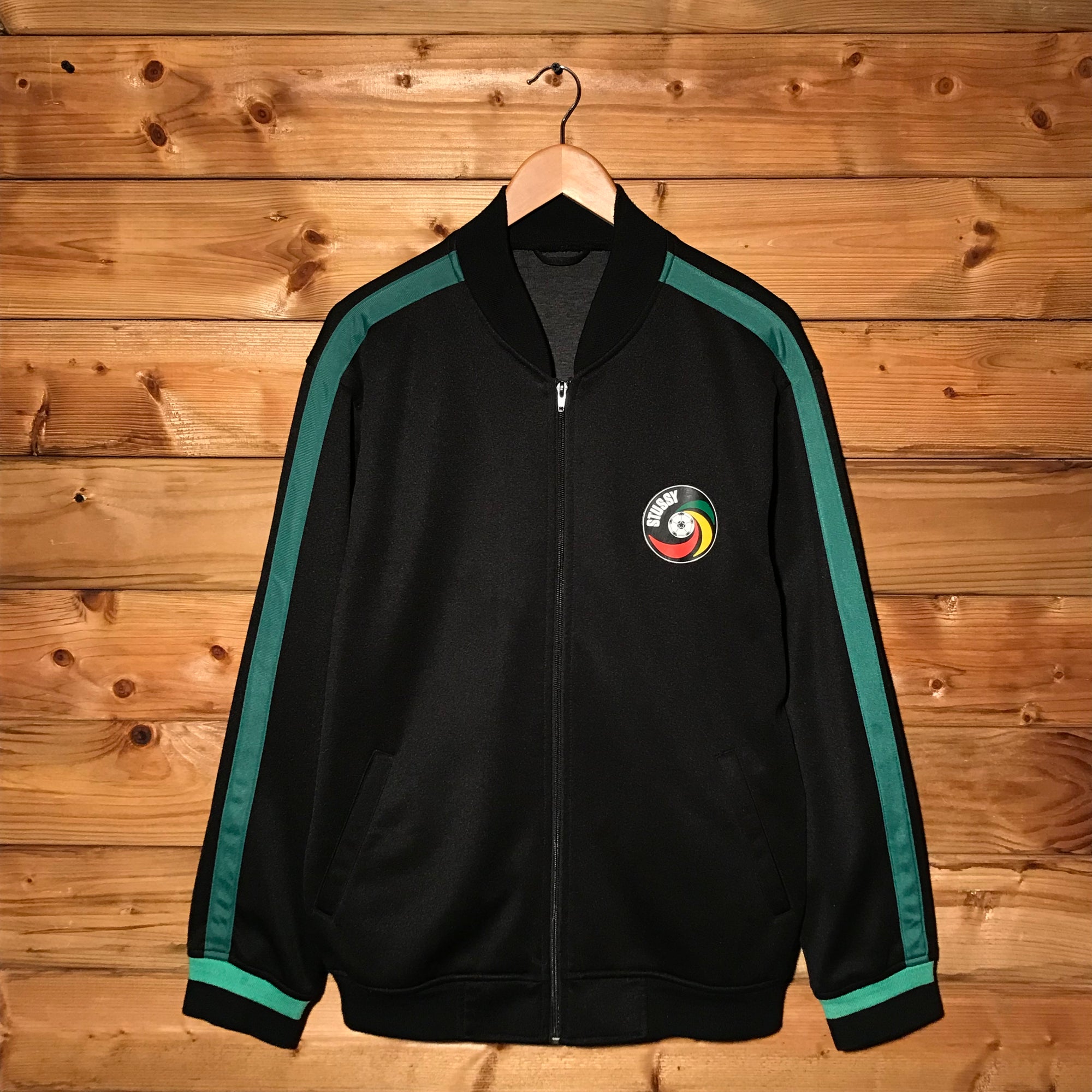 Stüssy Jamaica Football Team Style track jacket
