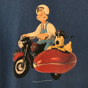 1989 Wallace & Gromit Bike t shirt