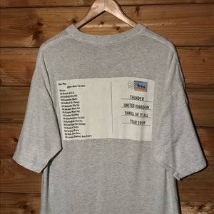 1997 Thunder The Thrill Of It All UK Tour t shirt