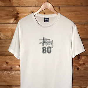 90s Stüssy 80 Centre Script Spellout t shirt