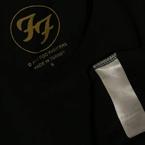 2017 Foo Fighters Centre Spellout t shirt