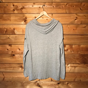 French Connection FCUK Spellout hooded long sleeve t shirt