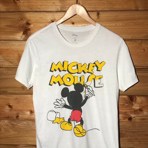 Disney Mickey Mouse Painted Spellout t shirt