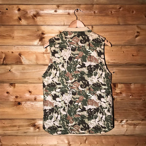 Bape, A Bathing Ape BDU Ghost Camo AOP gilet jacket
