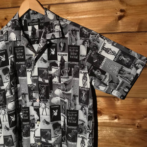 Playboy x Freaks Store Covers Print short sleeve rayon shirt