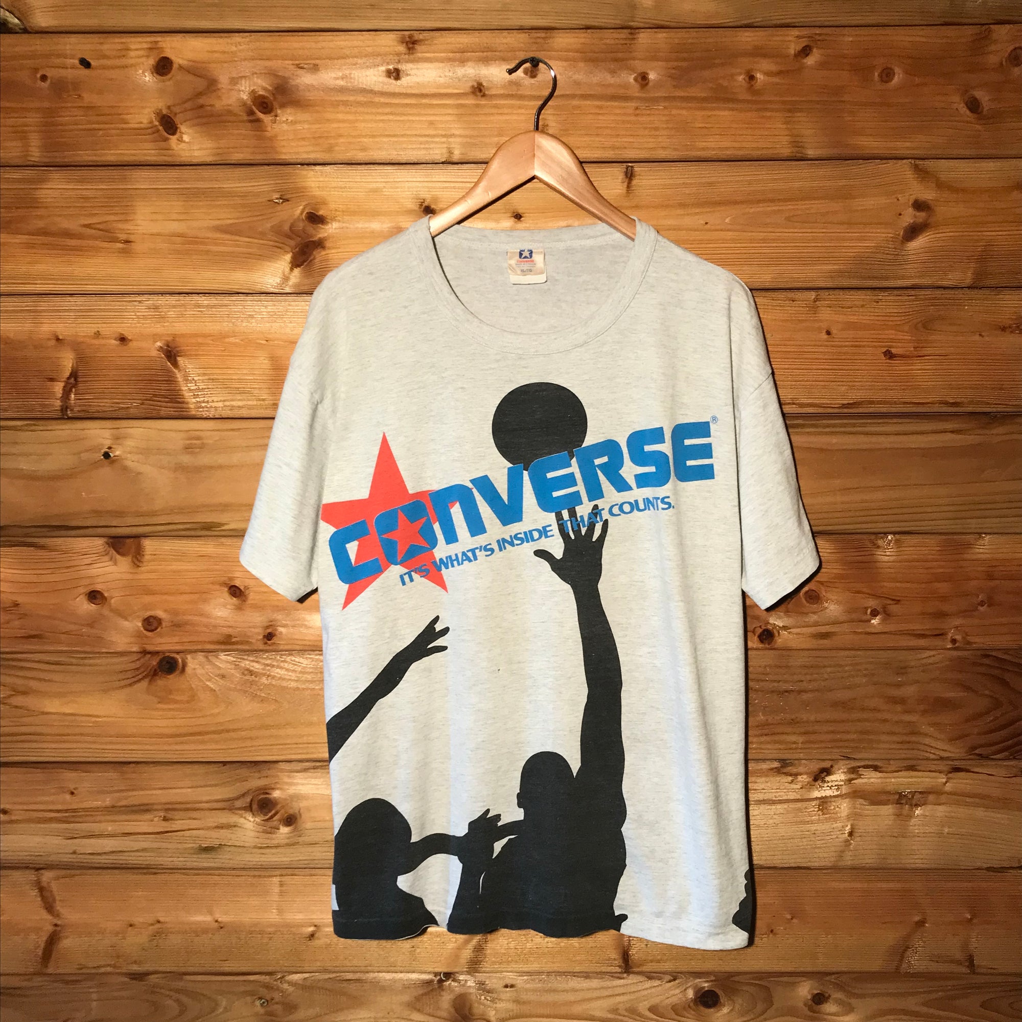 90s Converse Its Whats Inside That Counts Spellout t shirt