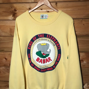 1995 Babar King Of The Elephants sweatshirt