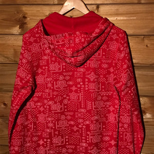 Stüssy Paisley Bandana Patten AOP Waffle Knit zip up hoodie