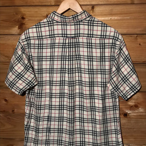 Burberry Nova Check Pattern short sleeve button up shirt