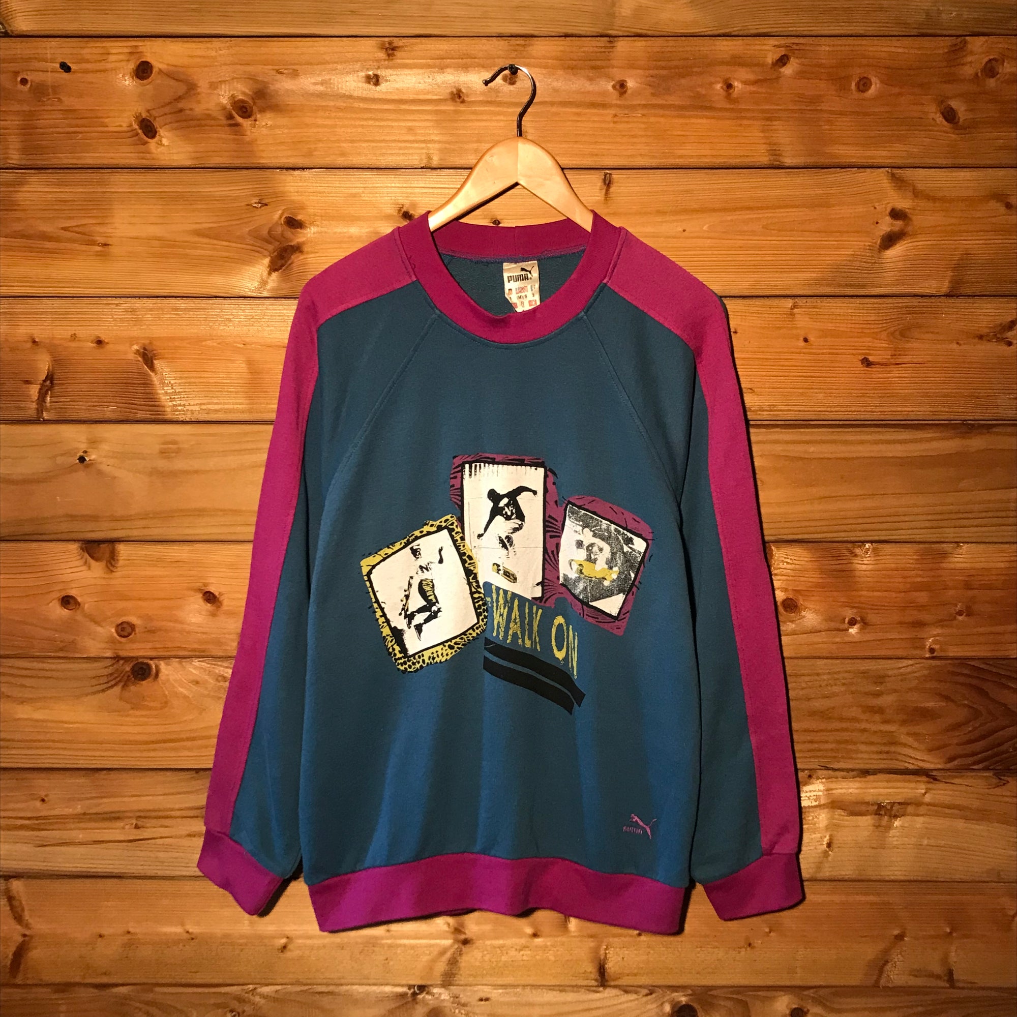 90s Puma Walk On Sports Photos sweatshirt