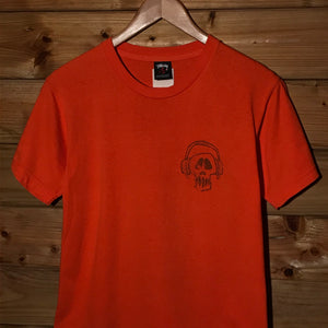 2007 Stüssy x Neroli x Minotaur Headphone Skull t shirt