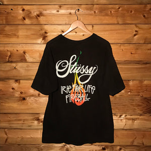 2010 Stüssy x Irie Life x Fire Ball Zero t shirt