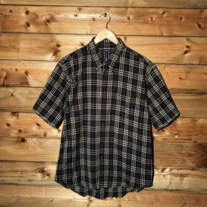 Burberry Nova Check Pattern short sleeve button up shirt
