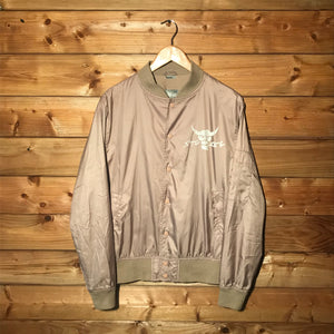 Stüssy x Futura Skullacon bomber jacket