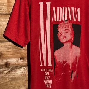 1987 Madonna Who's That Girl World Tour t shirt