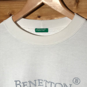 90s United Colors of Benetton Centre Spellout sweatshirt