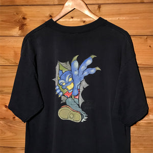 90s JNCO Freakshow Monster Rip t shirt