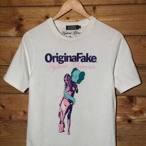 Hysteric Glamour x Original Fake Kaws Bendy Woman t shirt