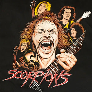 90s Scorpions Band Members Artwork t shirt