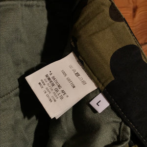 Bape, A Bathing Ape Green Camo trousers