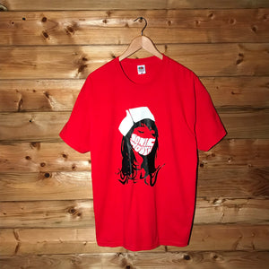 Sonic Youth Nurse Mask Spellout t shirt