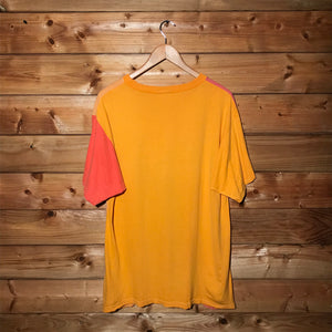 90s Bear Heart Two Tone Split t shirt
