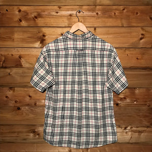 Burberry Nova Check Pattern short sleeve button up shirt