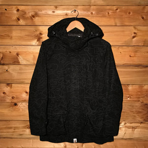 Bape, A Bathing Ape Tonal Outline Camo Ski jacket