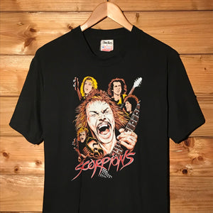 90s Scorpions Band Members Artwork t shirt