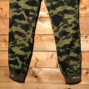 Bape, A Bathing Ape Green Camo trousers