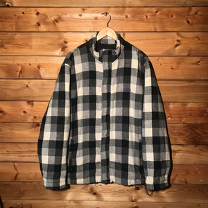 Stüssy Plaid Tartan down jacket