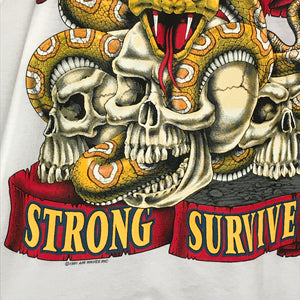 1991 Air Waves Only The Strong Survive t shirt