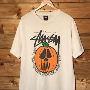 2008 Stüssy Happy Halloween Pumpkin t shirt