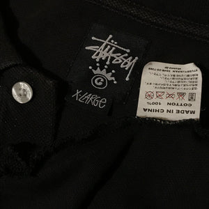 Stüssy Corner Script Spellout polo t shirt