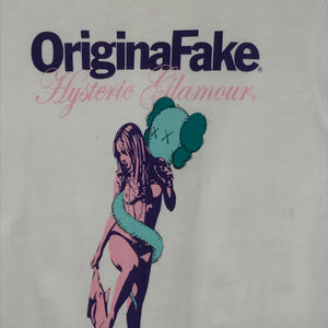Hysteric Glamour x Original Fake Kaws Bendy Woman t shirt