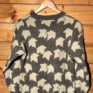 90s Lacoste Falling Leaves AOP knit sweatshirt