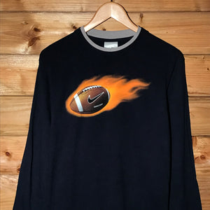 2005 Nike Burn it Down Rugby Ball long sleeve t shirt