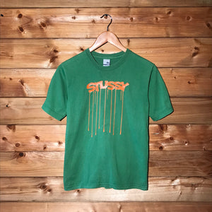 Stüssy Paint Drip Spellout t shirt