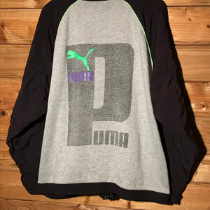 90s Puma Neon Piping Double Spellout track jacket
