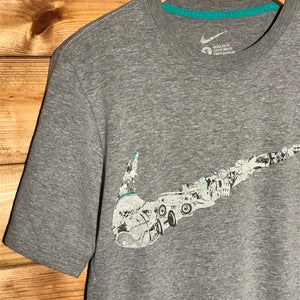 2012 Nike Image Collage Centre Swoosh t shirt