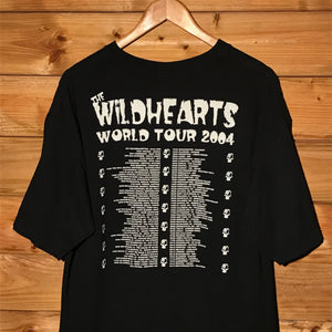 2004 The Wildhearts Full Roar World Tour t shirt