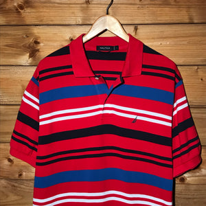 Nautica Stripes polo t shirt