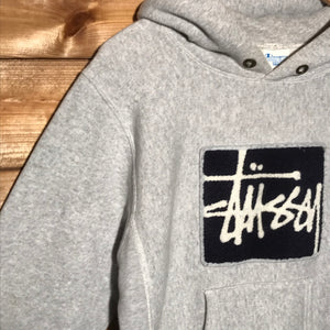 Stüssy x Champion Chenille Script hoodie