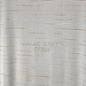 90s Stone Island Italy Centre Spellout Striped t shirt